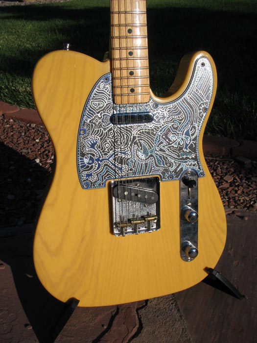 butterscotch telecaster pickguard